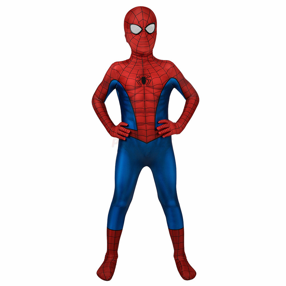 Kids Spiderman PS4 Classic Cosplay Jumpsuit Halloween gift