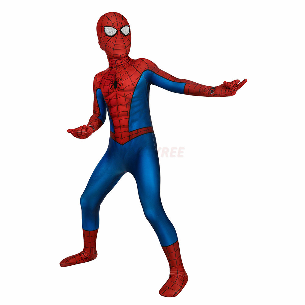 Kids Spiderman PS4 Classic Cosplay Jumpsuit Halloween gift