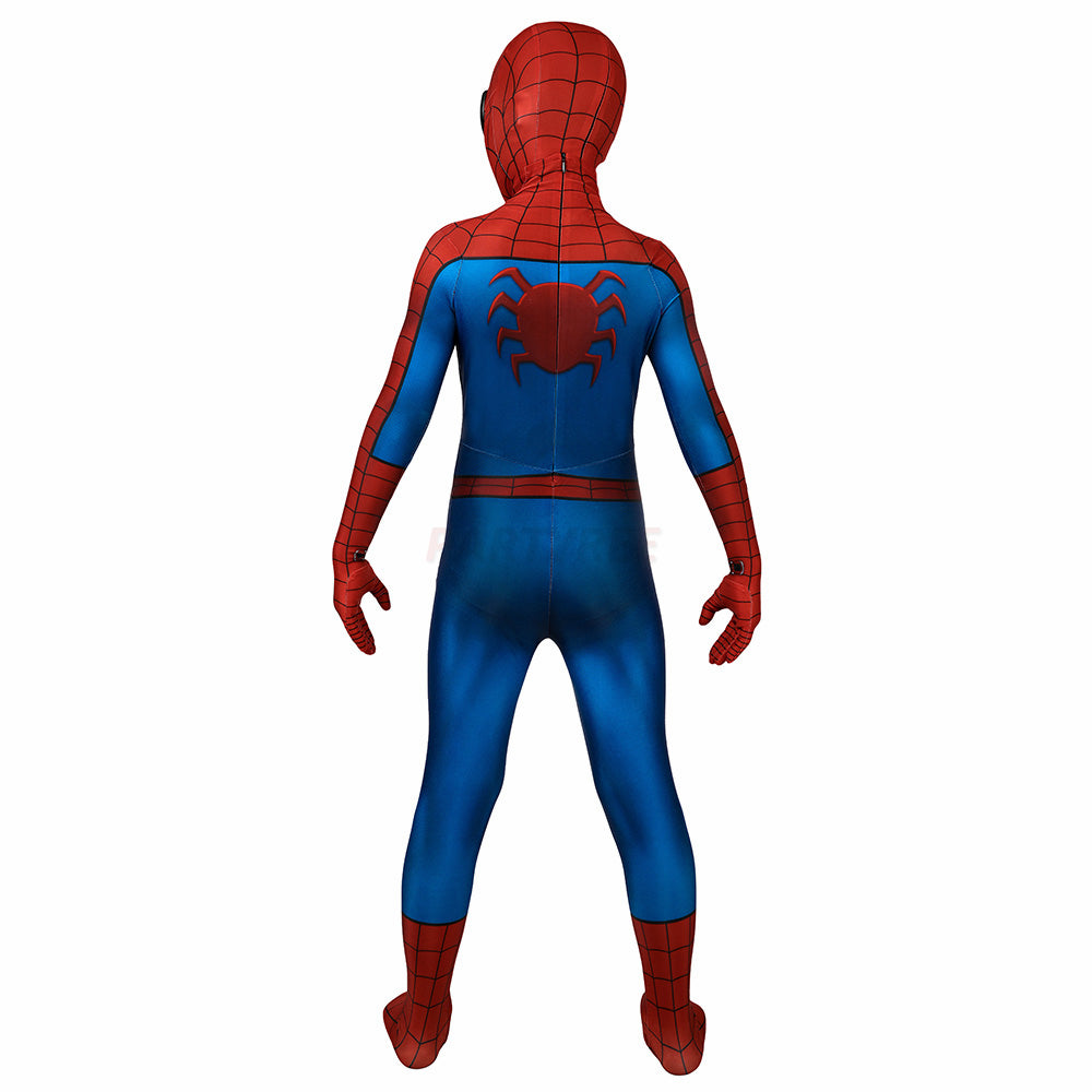 Kids Spiderman PS4 Classic Cosplay Jumpsuit Halloween gift