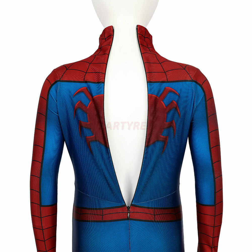 Kids Spiderman PS4 Classic Cosplay Jumpsuit Halloween gift