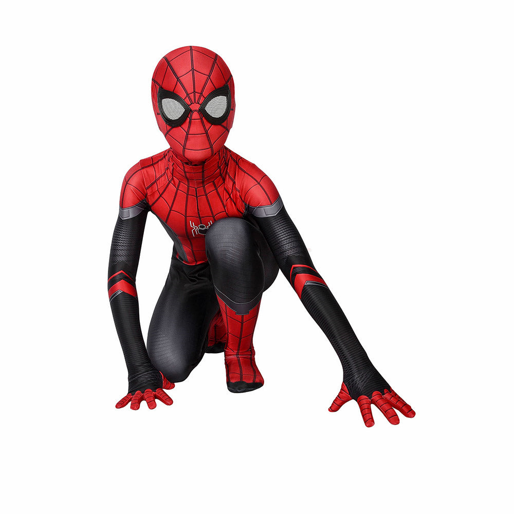 Kids Spiderman Far From Home Peter Parker Cosplay Jumpsuit Halloween gift