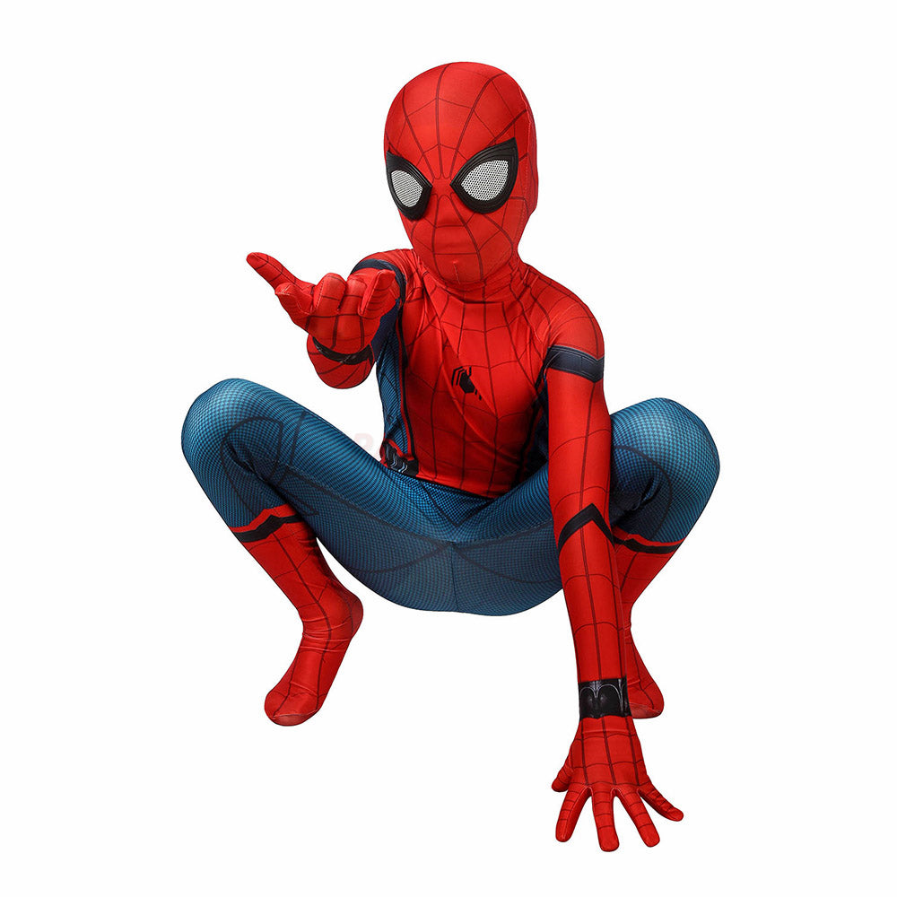 Kids Spiderman Far From Home Cosplay Jumpsuit Halloween gift