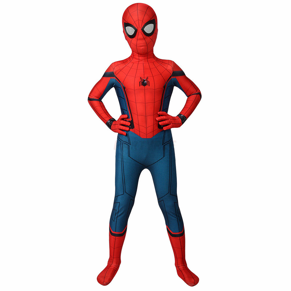 Kids Spiderman Far From Home Cosplay Jumpsuit Halloween gift