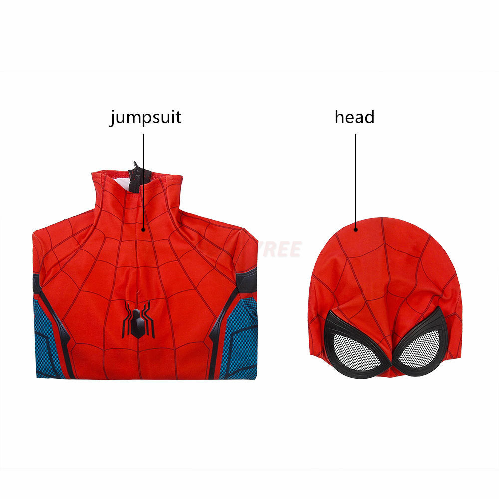 Kids Spiderman Far From Home Cosplay Jumpsuit Halloween gift