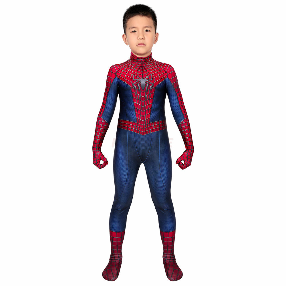 Kids The Amazing Spiderman Cosplay Jumpsuit Halloween gift