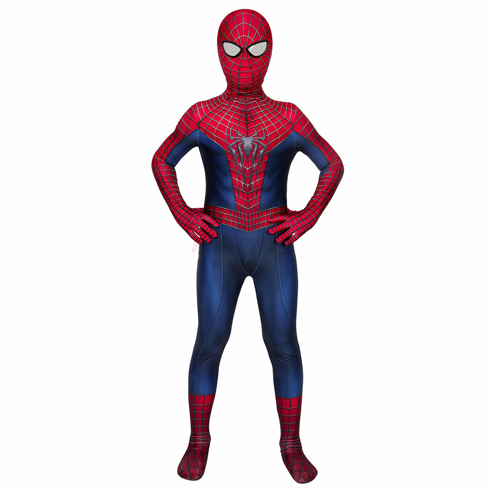 Kids The Amazing Spiderman Cosplay Jumpsuit Halloween gift