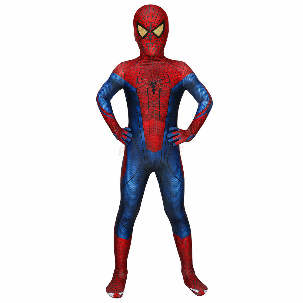 Kids The Amazing Spiderman Peter Parker Cosplay Jumpsuit Halloween gift