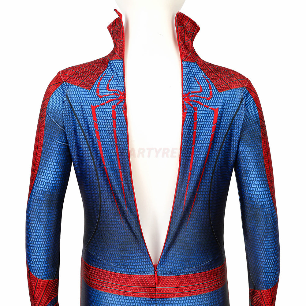 Kids The Amazing Spiderman Peter Parker Cosplay Jumpsuit Halloween gift