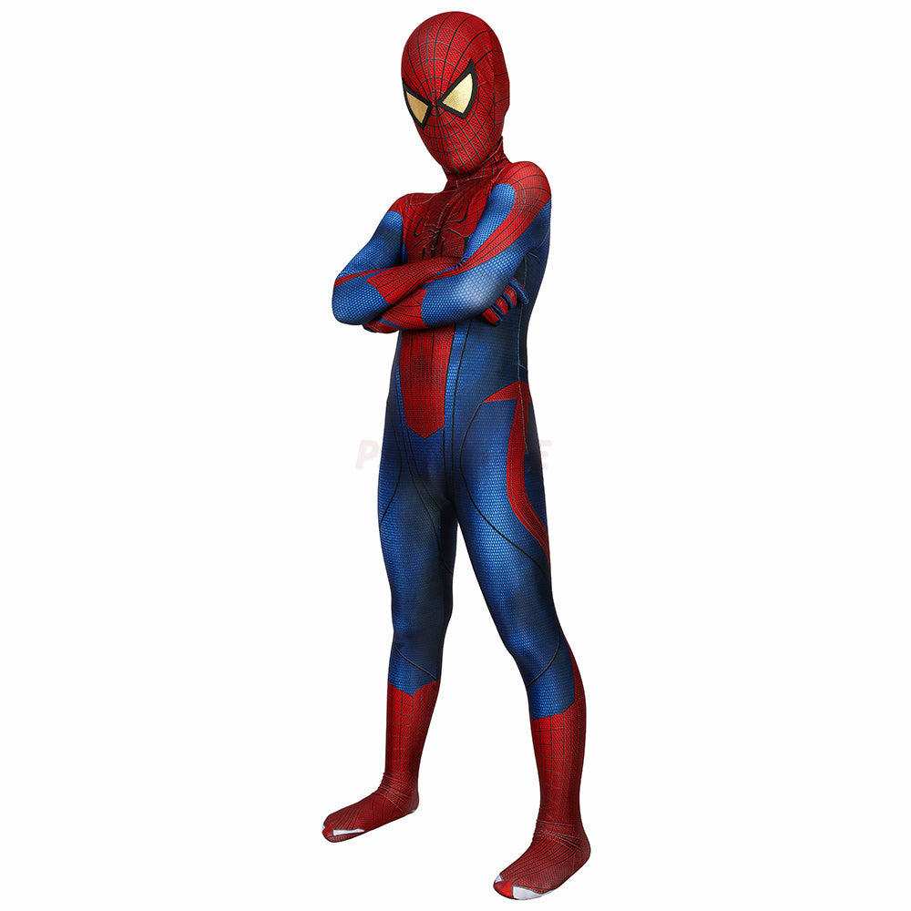 Kids The Amazing Spiderman Peter Parker Cosplay Jumpsuit Halloween gift