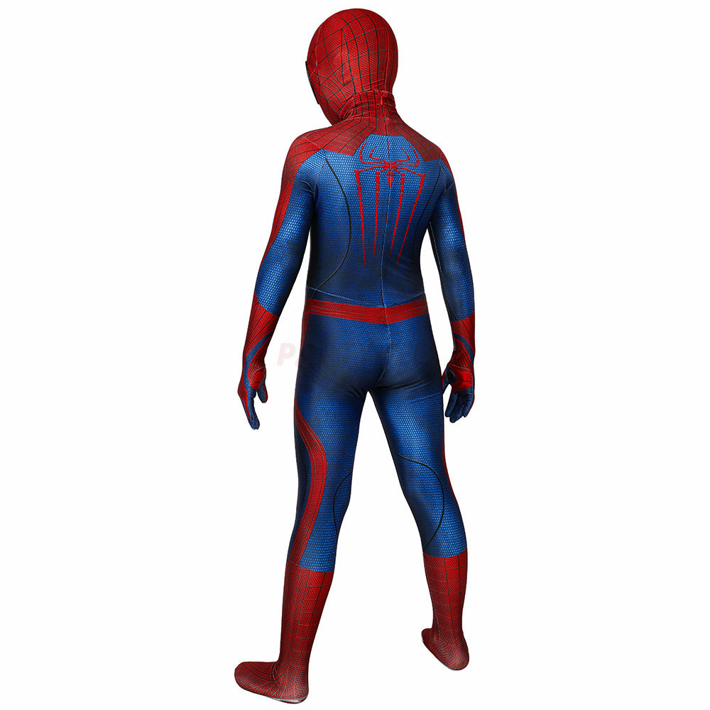 Kids The Amazing Spiderman Peter Parker Cosplay Jumpsuit Halloween gift