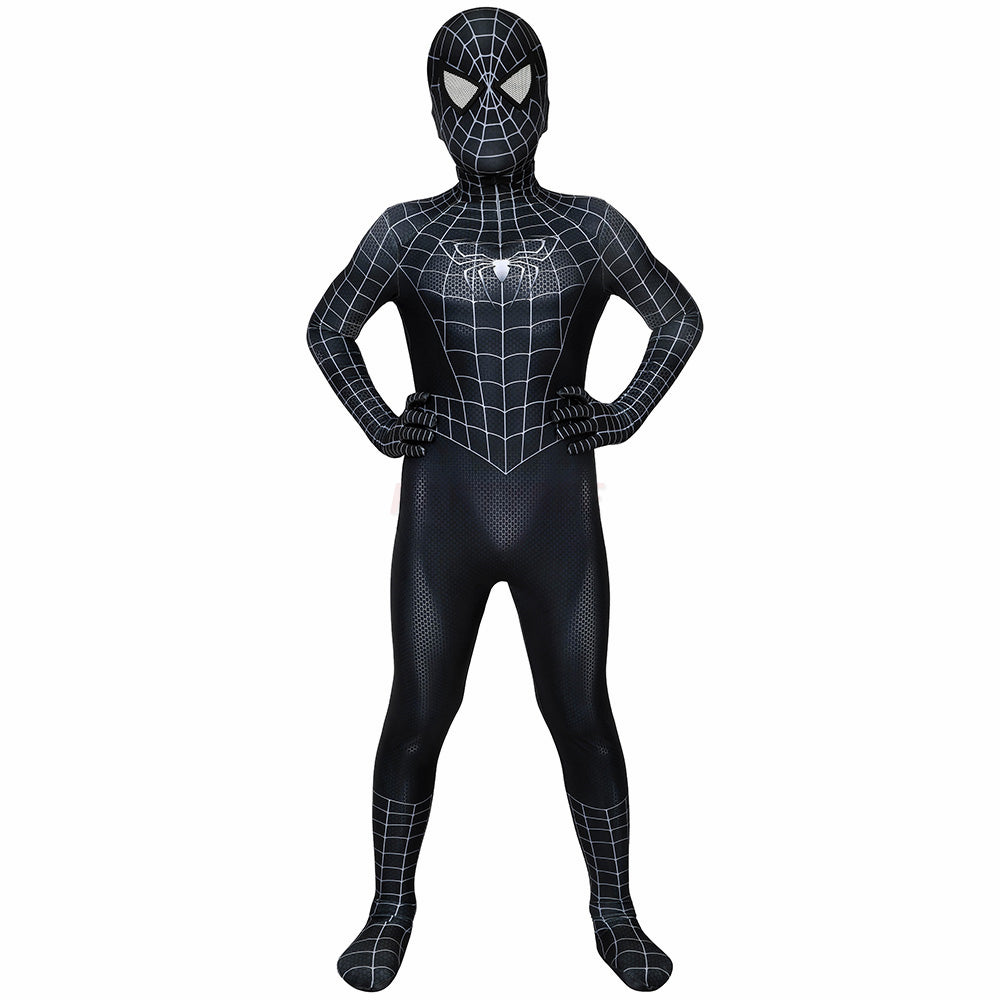 Kids Spiderman 3 Venom Cosplay Jumpsuit Halloween gift