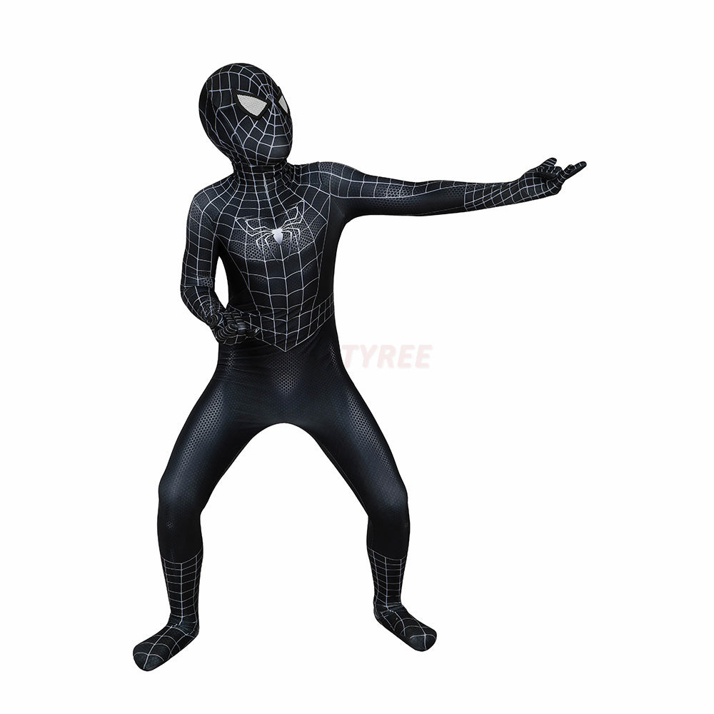 Kids Spiderman 3 Venom Cosplay Jumpsuit Halloween gift