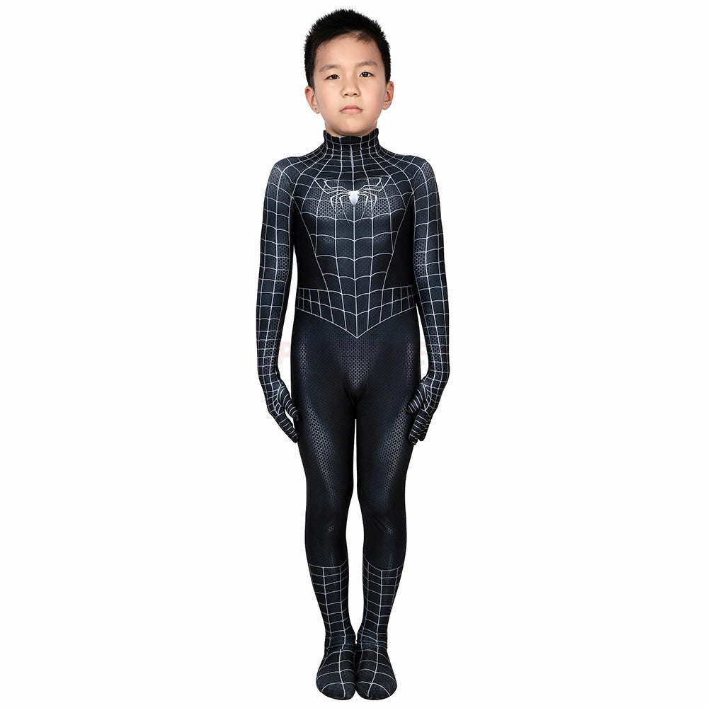 Kids Spiderman 3 Venom Cosplay Jumpsuit Halloween gift