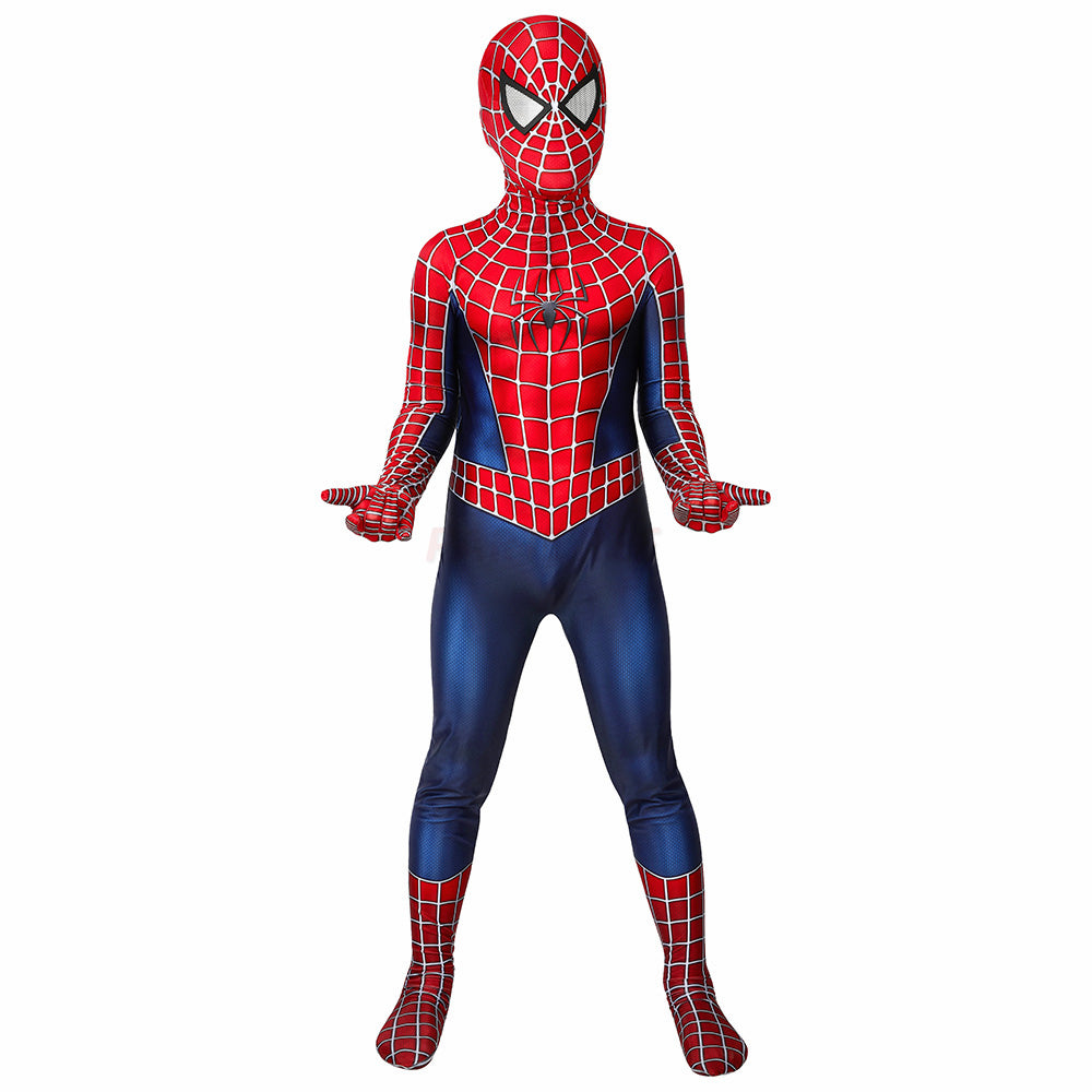 Kids Spiderman Tobey Maguire Cosplay Jumpsuit Halloween gift