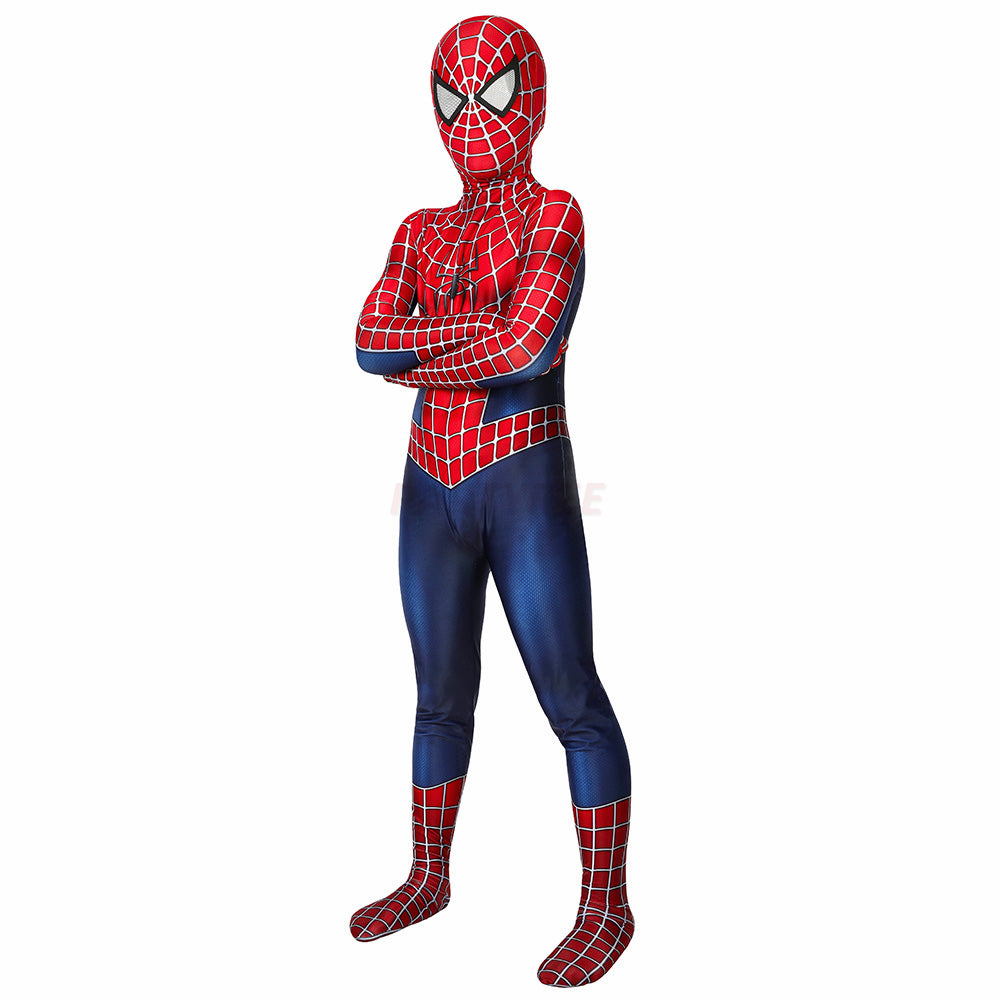 Kids Spiderman Tobey Maguire Cosplay Jumpsuit Halloween gift