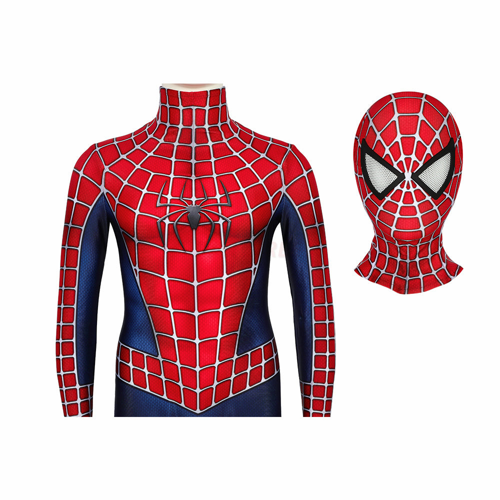 Kids Spiderman Tobey Maguire Cosplay Jumpsuit Halloween gift