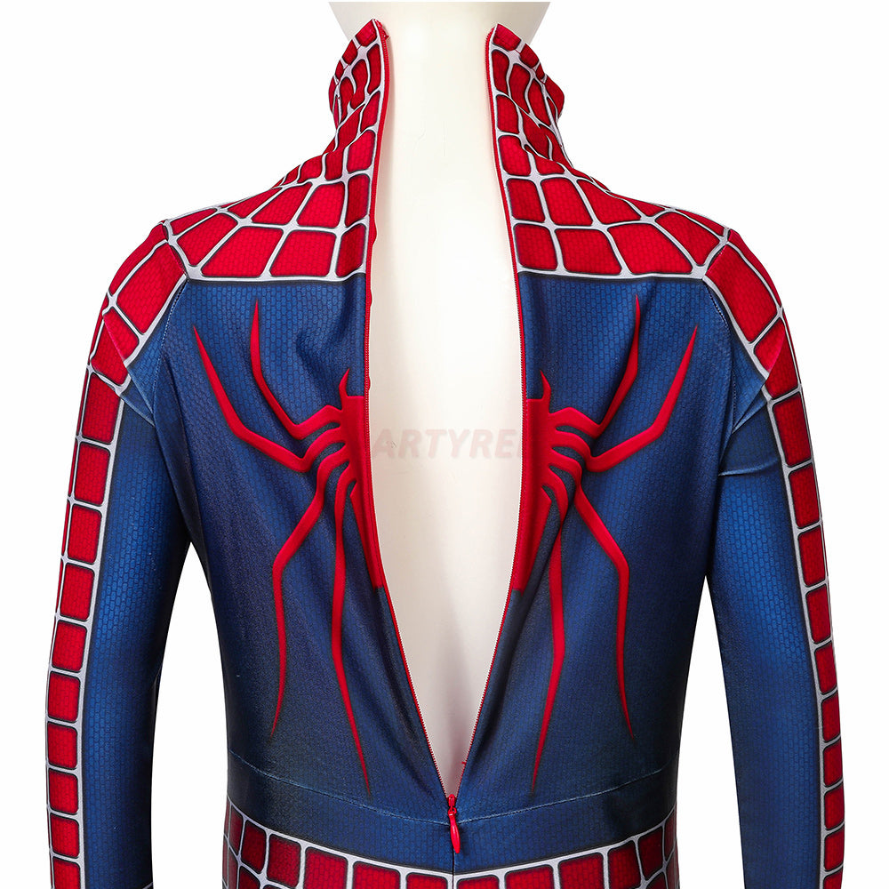 Kids Spiderman 2 Tobey Maguire Cosplay Jumpsuit Halloween gift