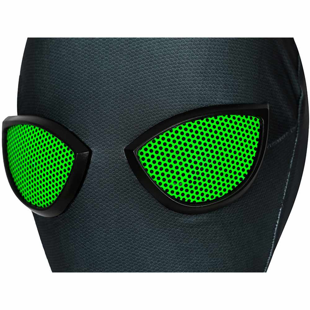 Kids Spiderman PS4 Stealth Big Time Cosplay Jumpsuit Halloween gift