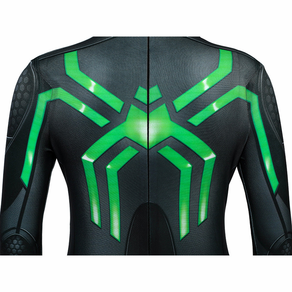 Kids Spiderman PS4 Stealth Big Time Cosplay Jumpsuit Halloween gift