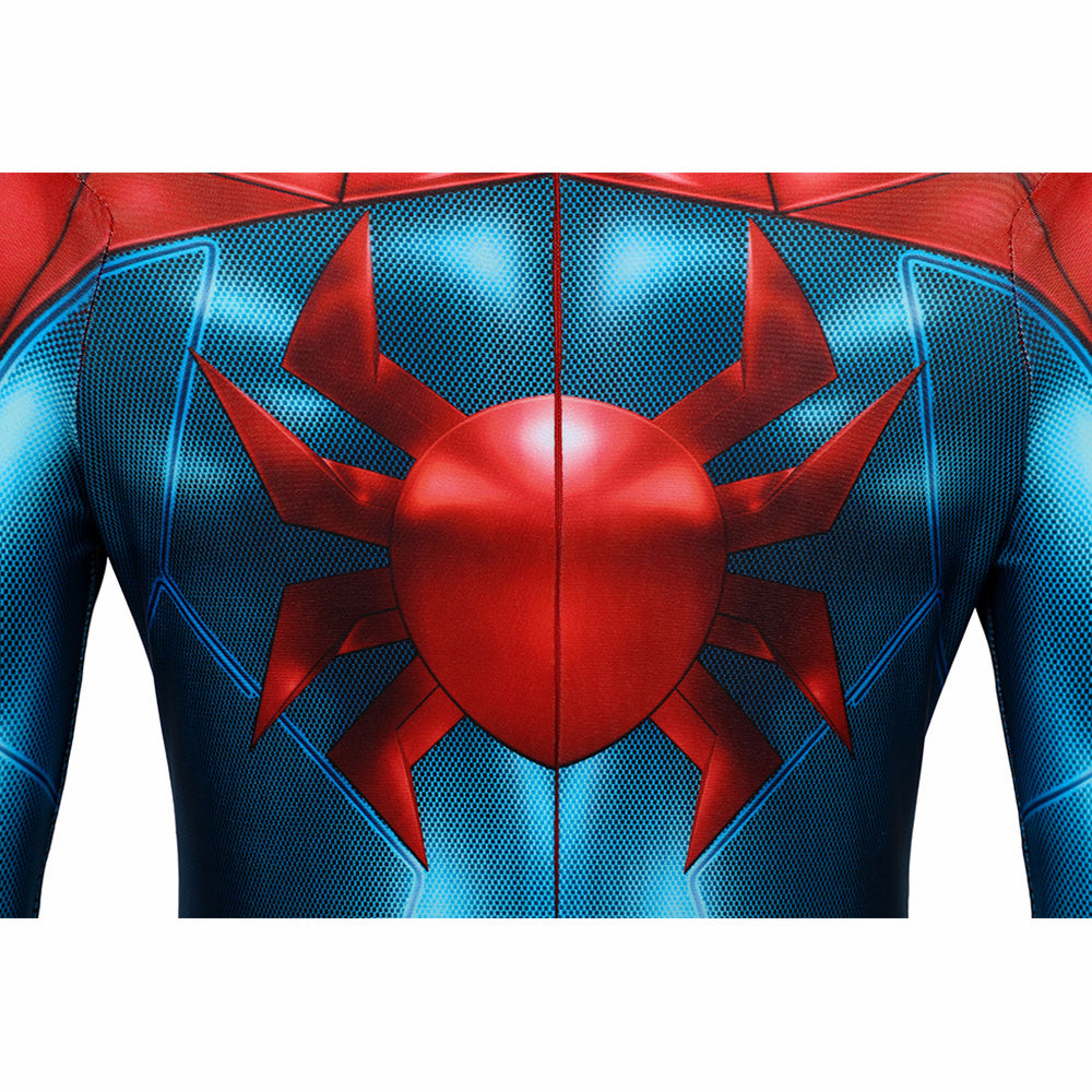 Kids Spiderman PS4 Spider-Armor MK IV Cosplay Jumpsuit Halloween gift