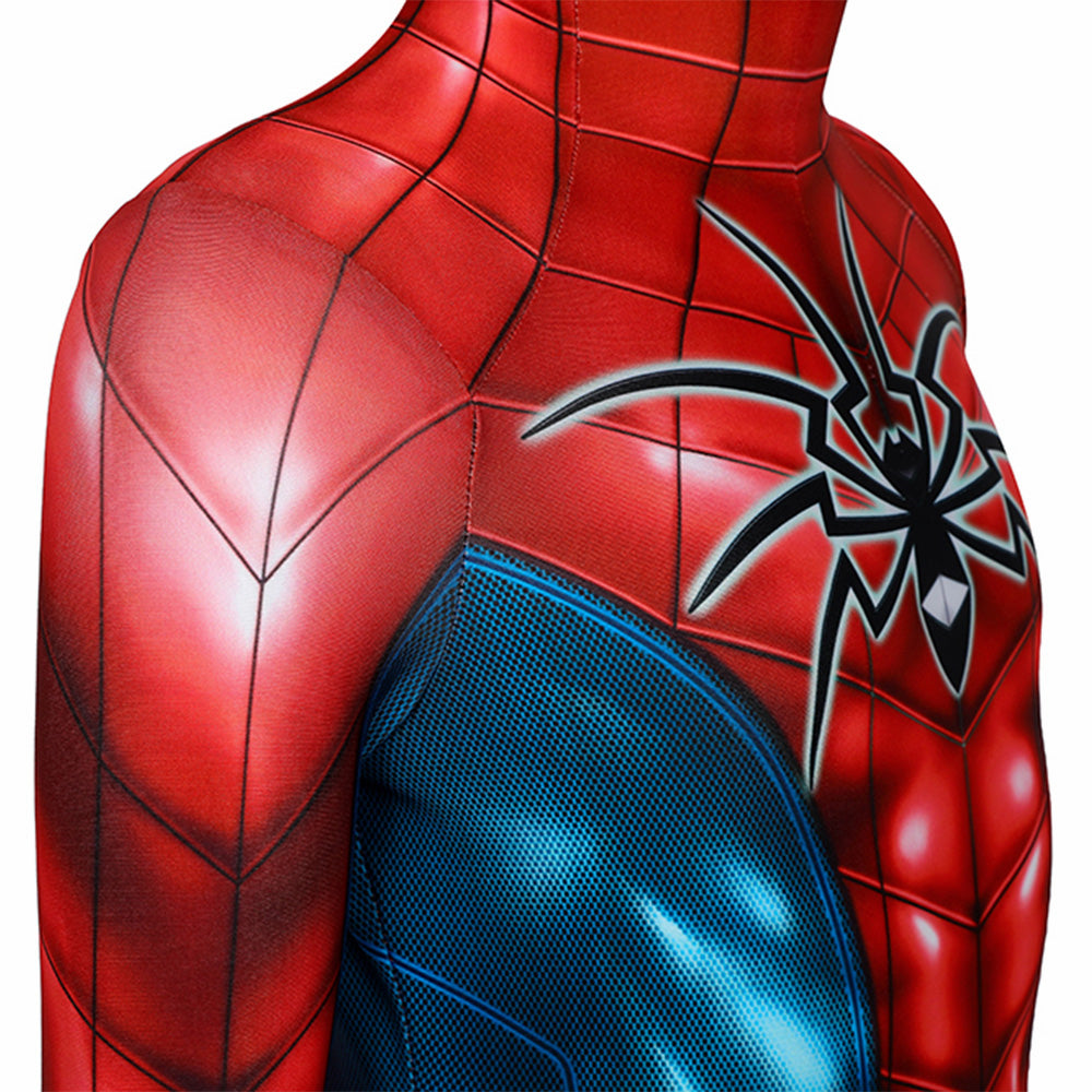 Kids Spiderman PS4 Spider-Armor MK IV Cosplay Jumpsuit Halloween gift