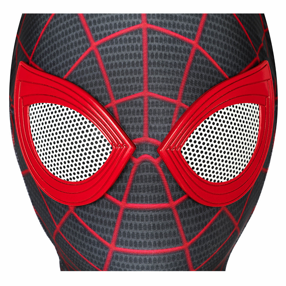 Kids Spiderman PS5 Miles Morales Cosplay Jumpsuit Halloween gift