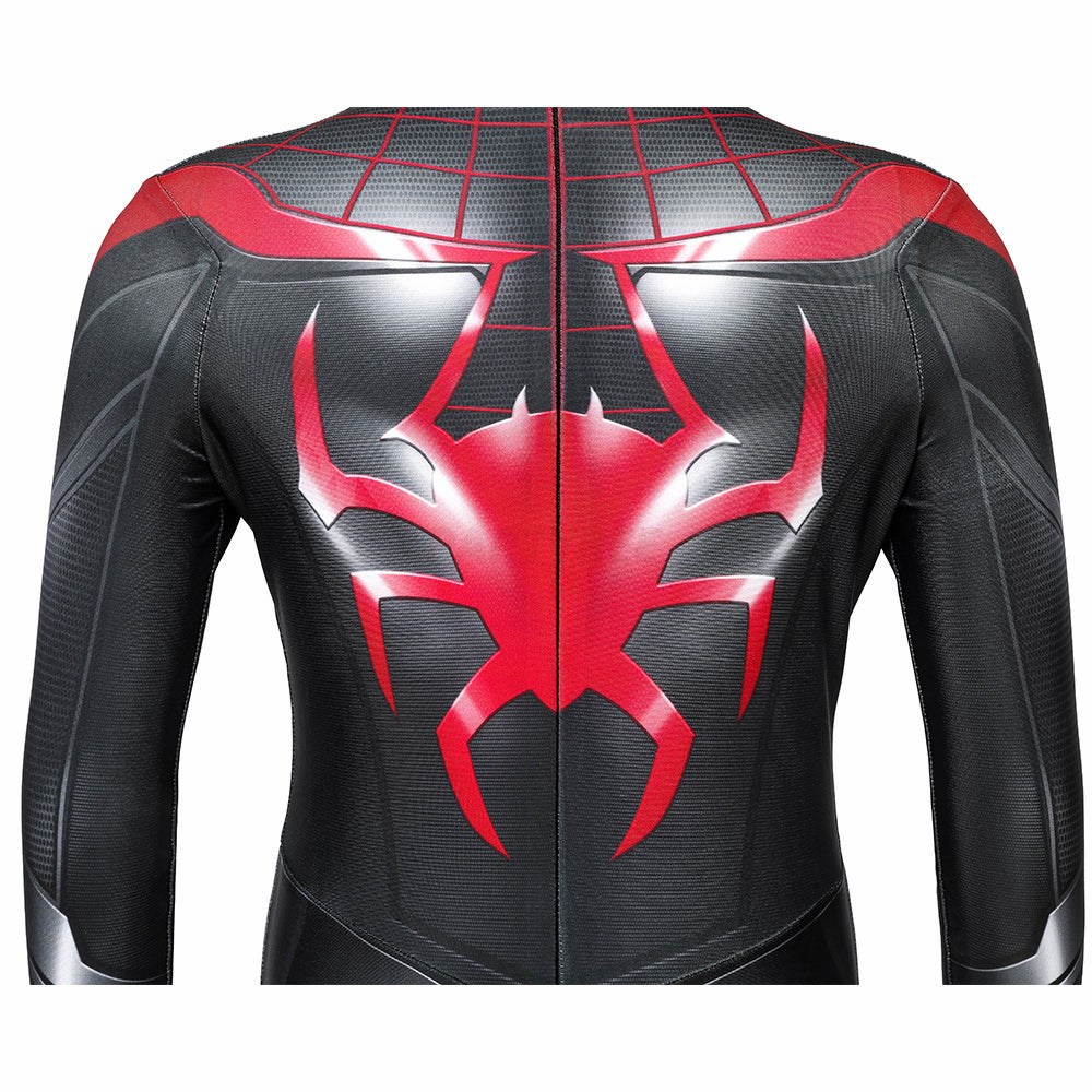Kids Spiderman PS5 Miles Morales Cosplay Jumpsuit Halloween gift
