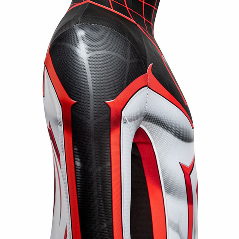 Kids Spiderman PS5 Miles Morales TRACK Cosplay Jumpsuit Halloween gift