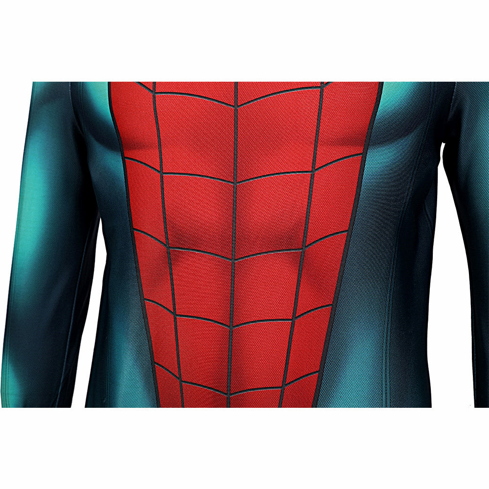 Kids Spiderman Miles Morales PS5 Great Responsibility Cosplay Jumpsuit Halloween gift