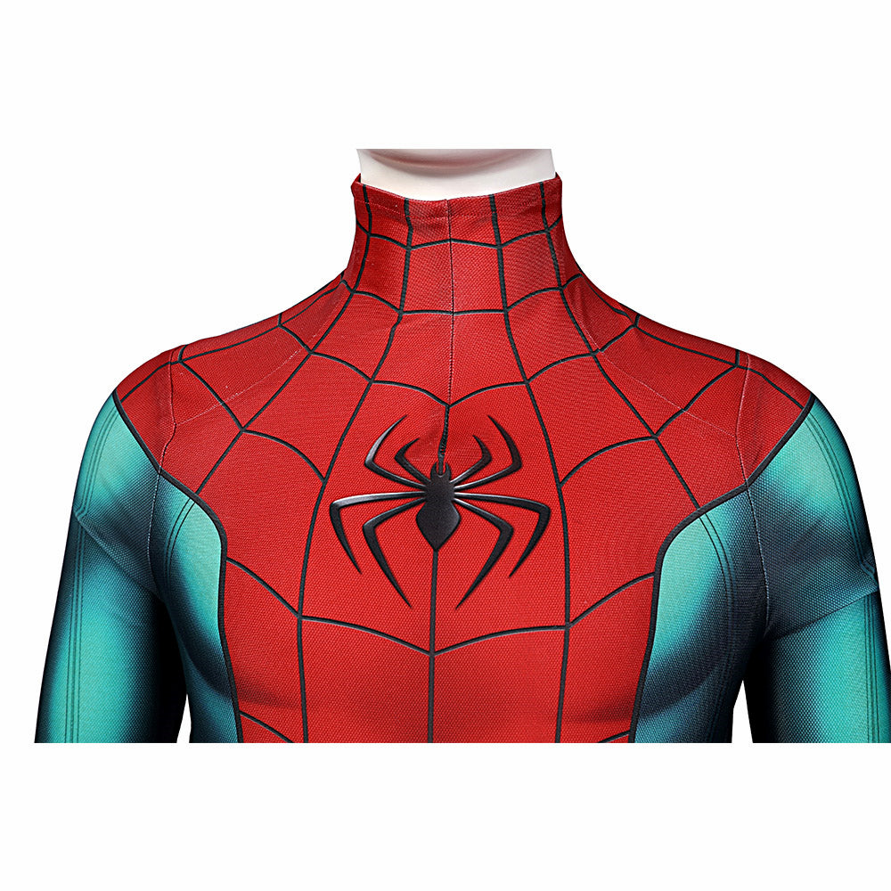 Kids Spiderman Miles Morales PS5 Great Responsibility Cosplay Jumpsuit Halloween gift