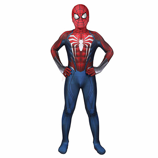 Kids Spiderman 2 PS5 Peter Parker Cosplay Jumpsuit Halloween gift
