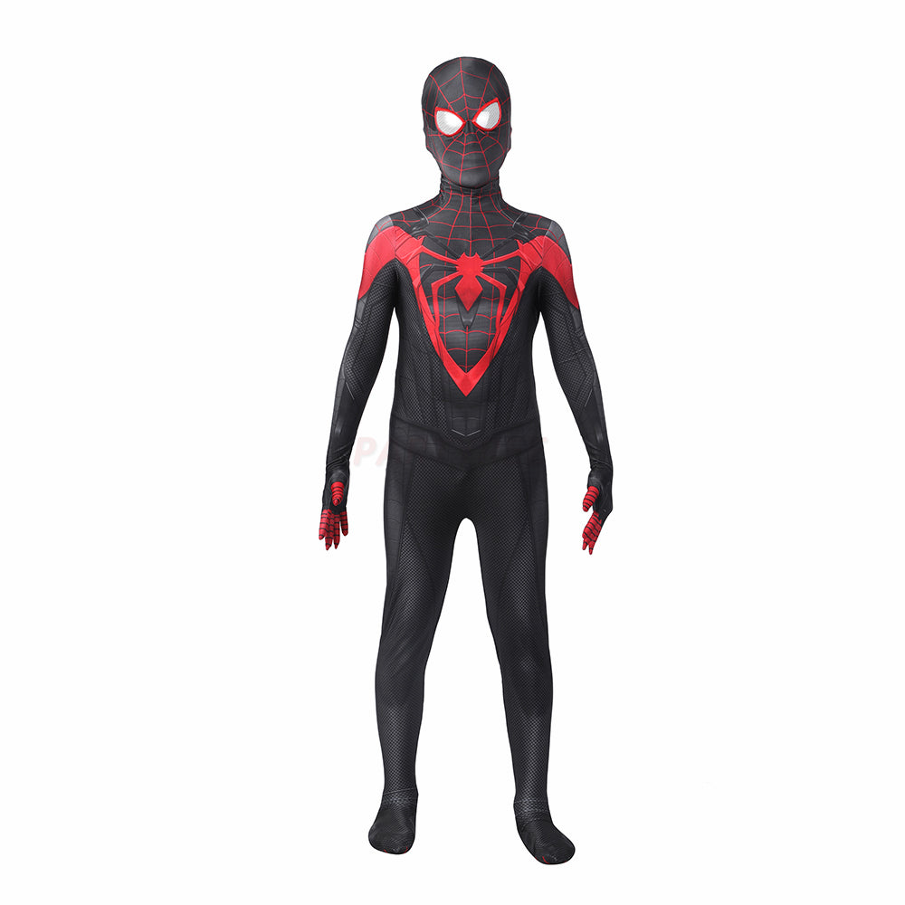 Kids Spiderman Miles Morales PS5 Cosplay Jumpsuit Halloween gift