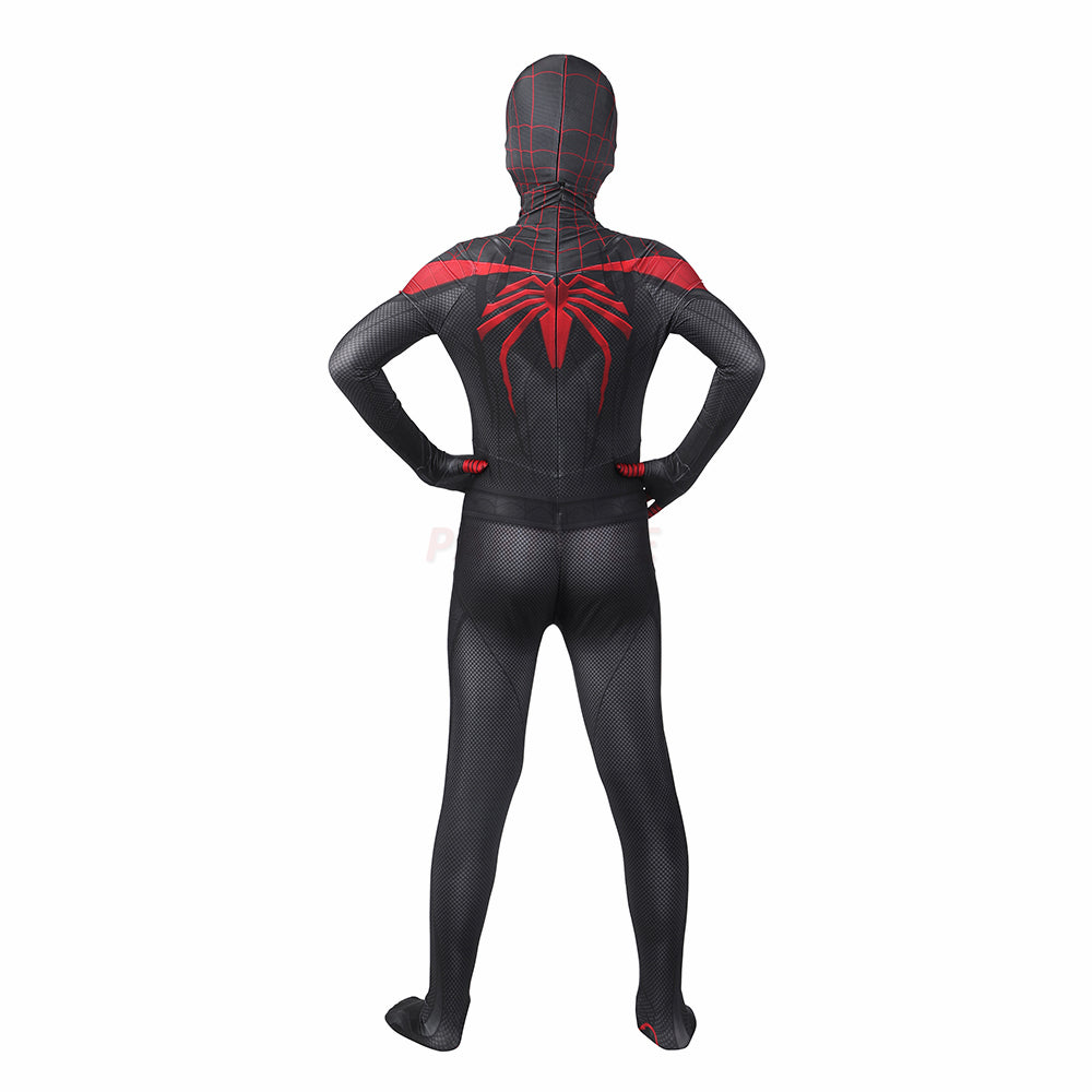 Kids Spiderman Miles Morales PS5 Cosplay Jumpsuit Halloween gift