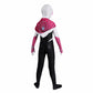 Kids Gwen Spiderman Across The Spider-Verse Cosplay Jumpsuit Halloween gift