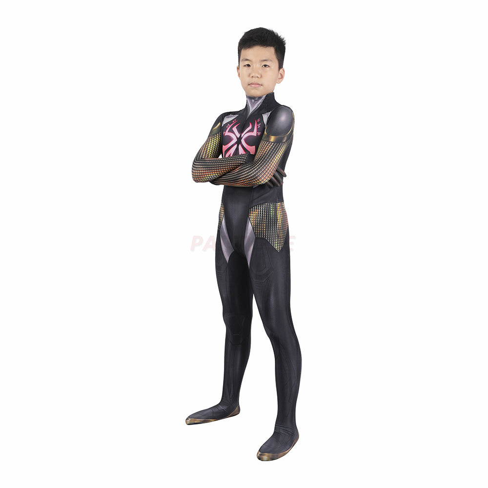 Kids Midnight Suns Spiderman Cosplay Jumpsuit Halloween gift