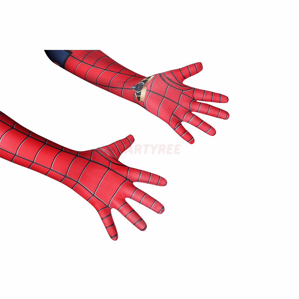Kids Spiderman PS5 Damaged Edition Cosplay Jumpsuit Halloween gift