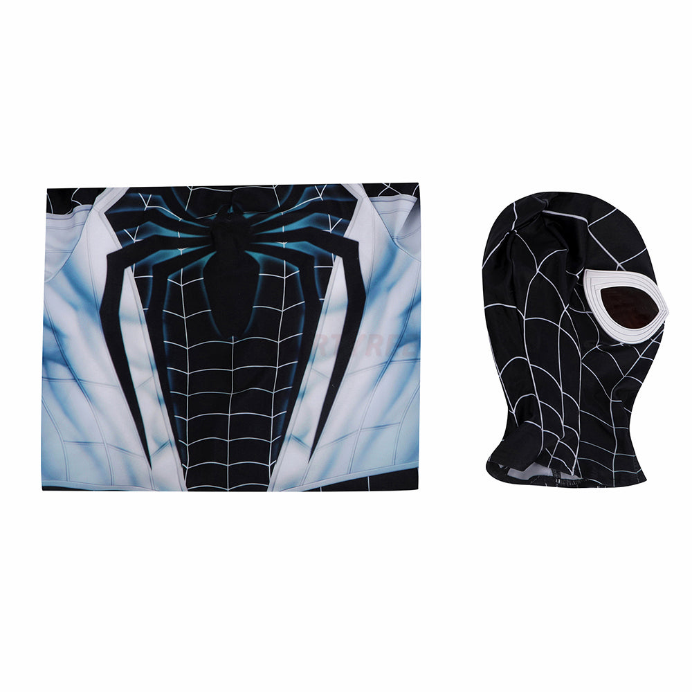 Kids Spiderman PS5 Negative Cosplay Jumpsuit Halloween gift
