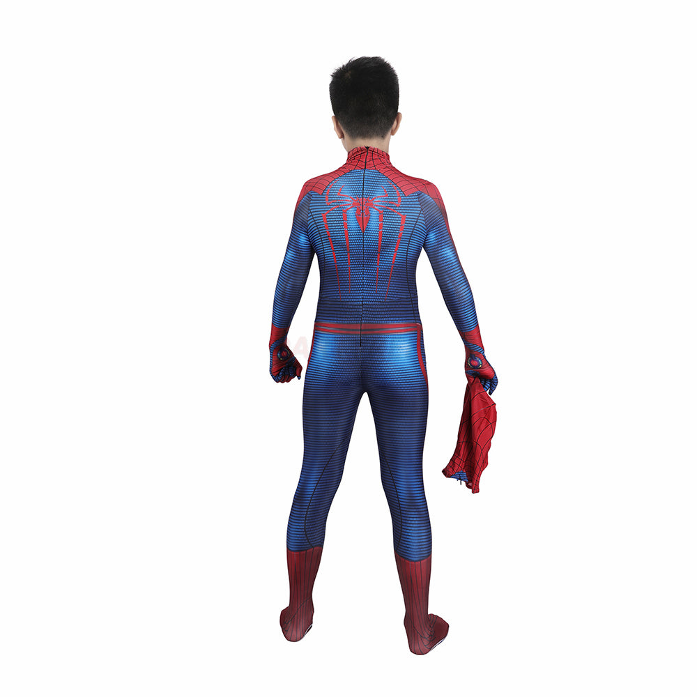 Kids Spiderman PS5 Amazing Cosplay Jumpsuit Halloween gift