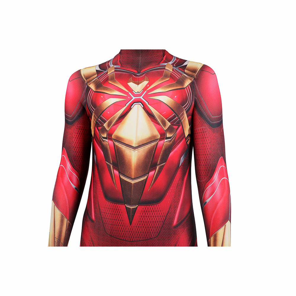 Kids Spiderman Iron Spider Armor Cosplay Jumpsuit Halloween gift