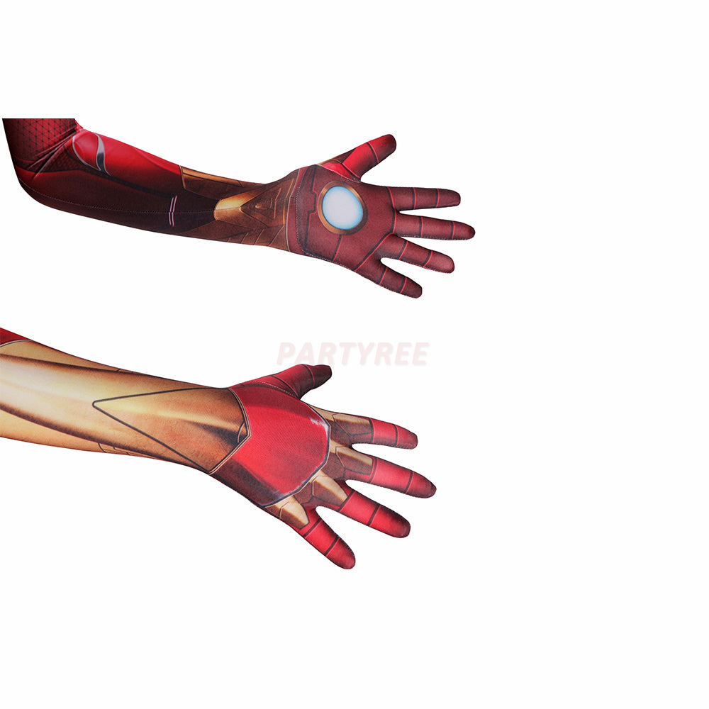 Kids Spiderman Iron Spider Armor Cosplay Jumpsuit Halloween gift