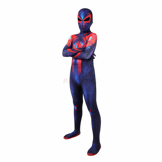 Kids Spiderman 2099 Miguel O'Hara Cosplay Jumpsuit Halloween gift
