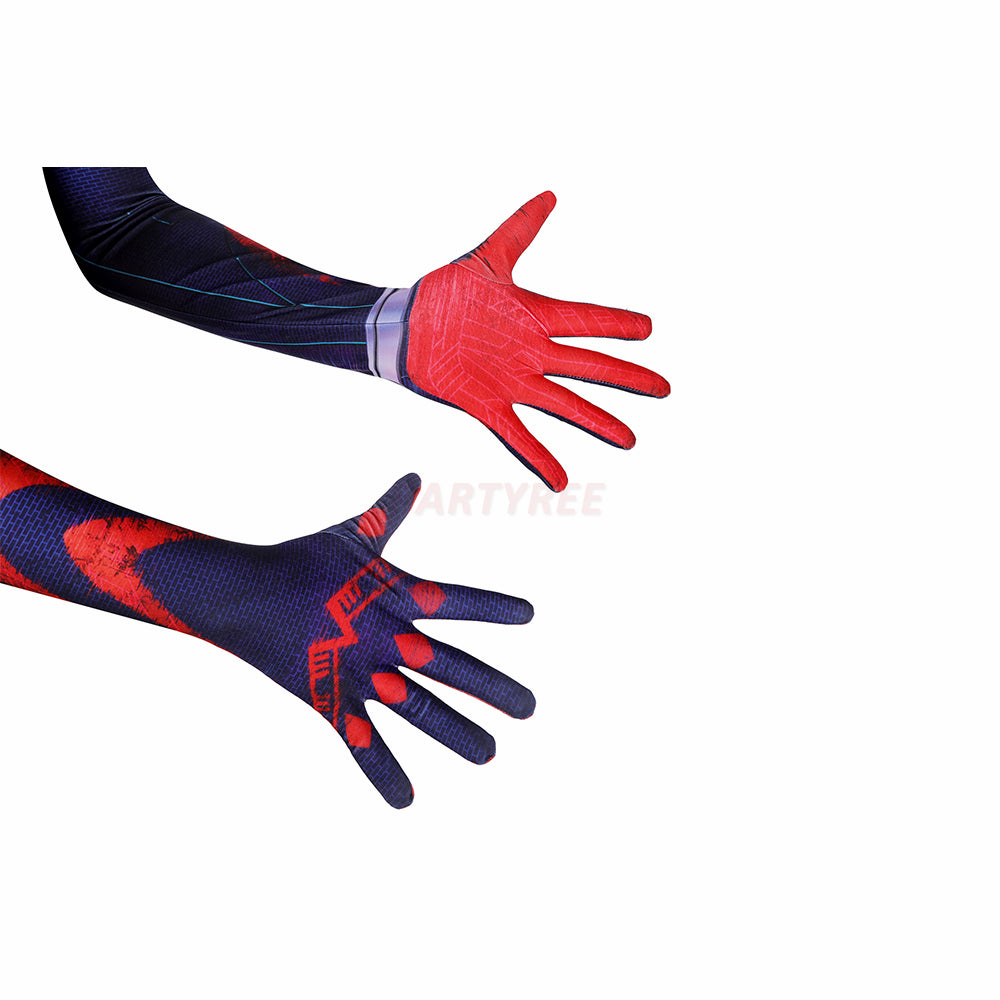 Kids Spiderman 2099 Miguel O'Hara Cosplay Jumpsuit Halloween gift