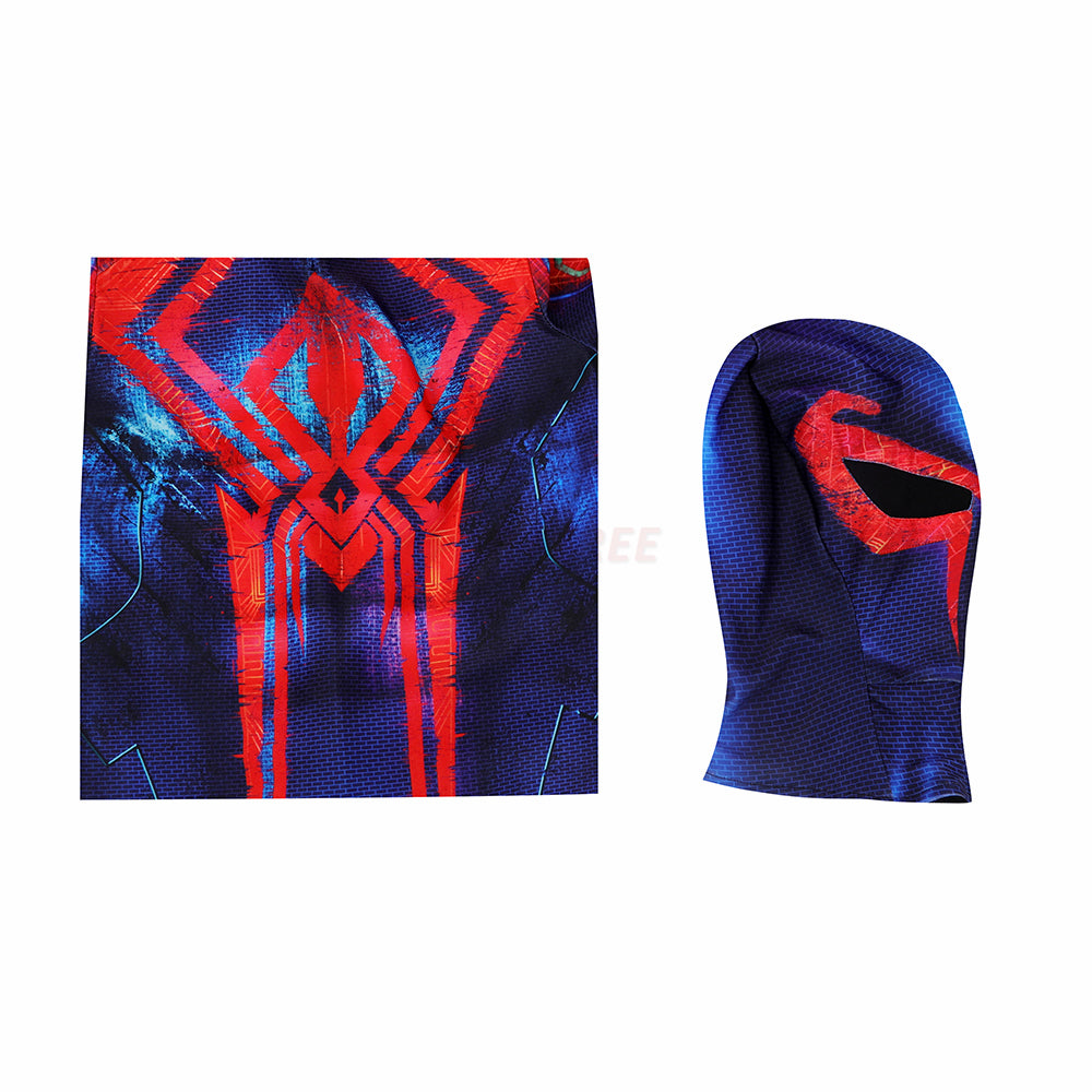 Kids Spiderman 2099 Miguel O'Hara Cosplay Jumpsuit Halloween gift