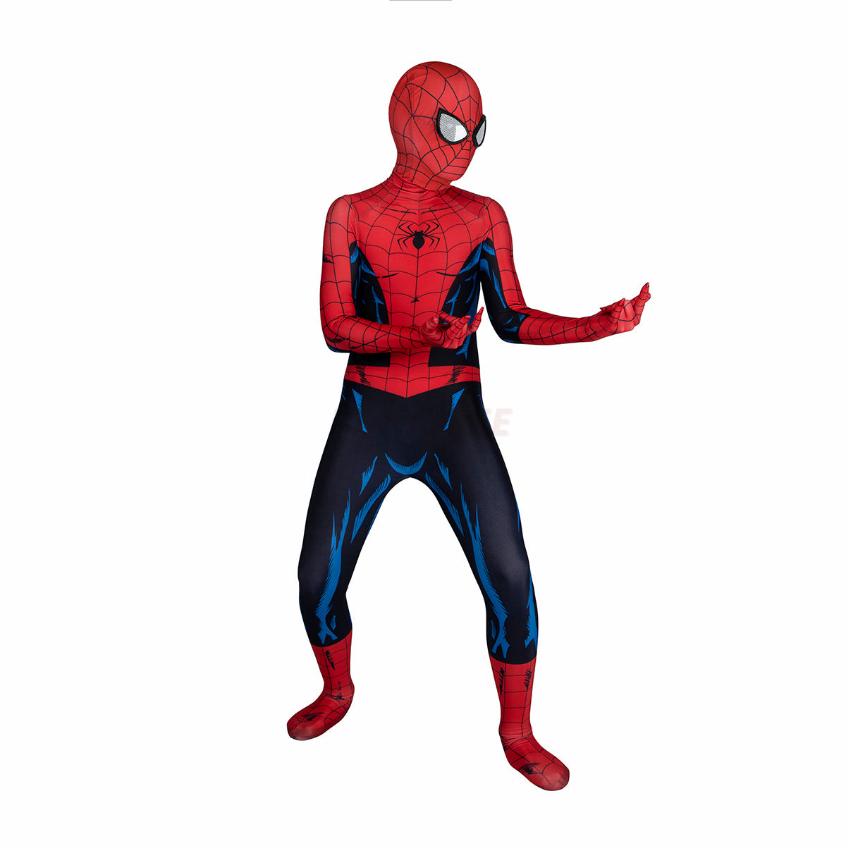 Kids Spiderman PS5 Vintage Comic Book Cosplay Jumpsuit Halloween gift