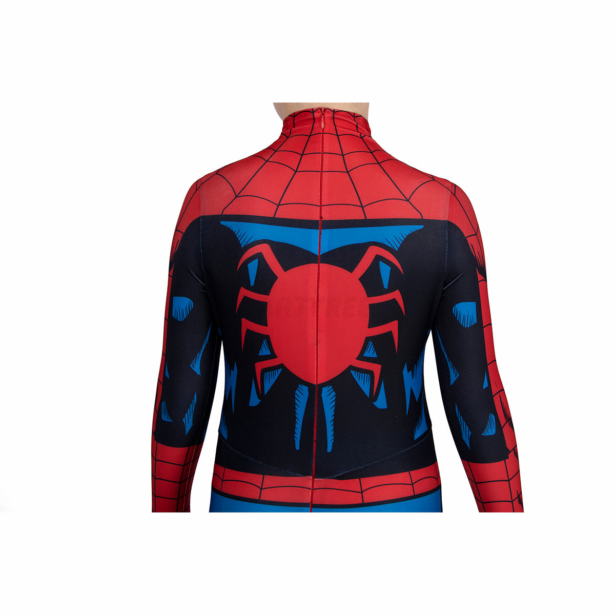 Kids Spiderman PS5 Vintage Comic Book Cosplay Jumpsuit Halloween gift