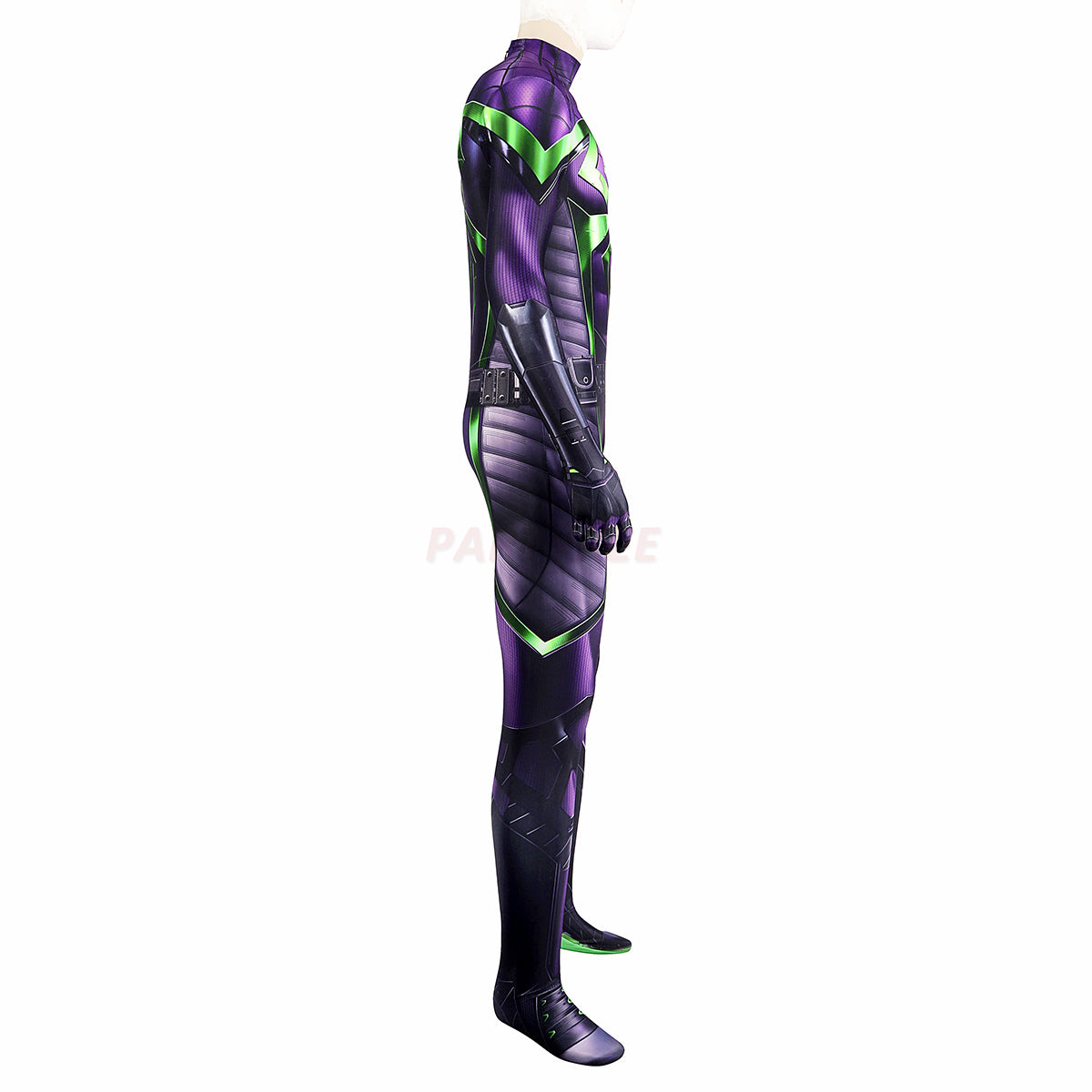 Spiderman Purple Reign Cosplay Costume Miles Morales Jumpsuit Halloween gift