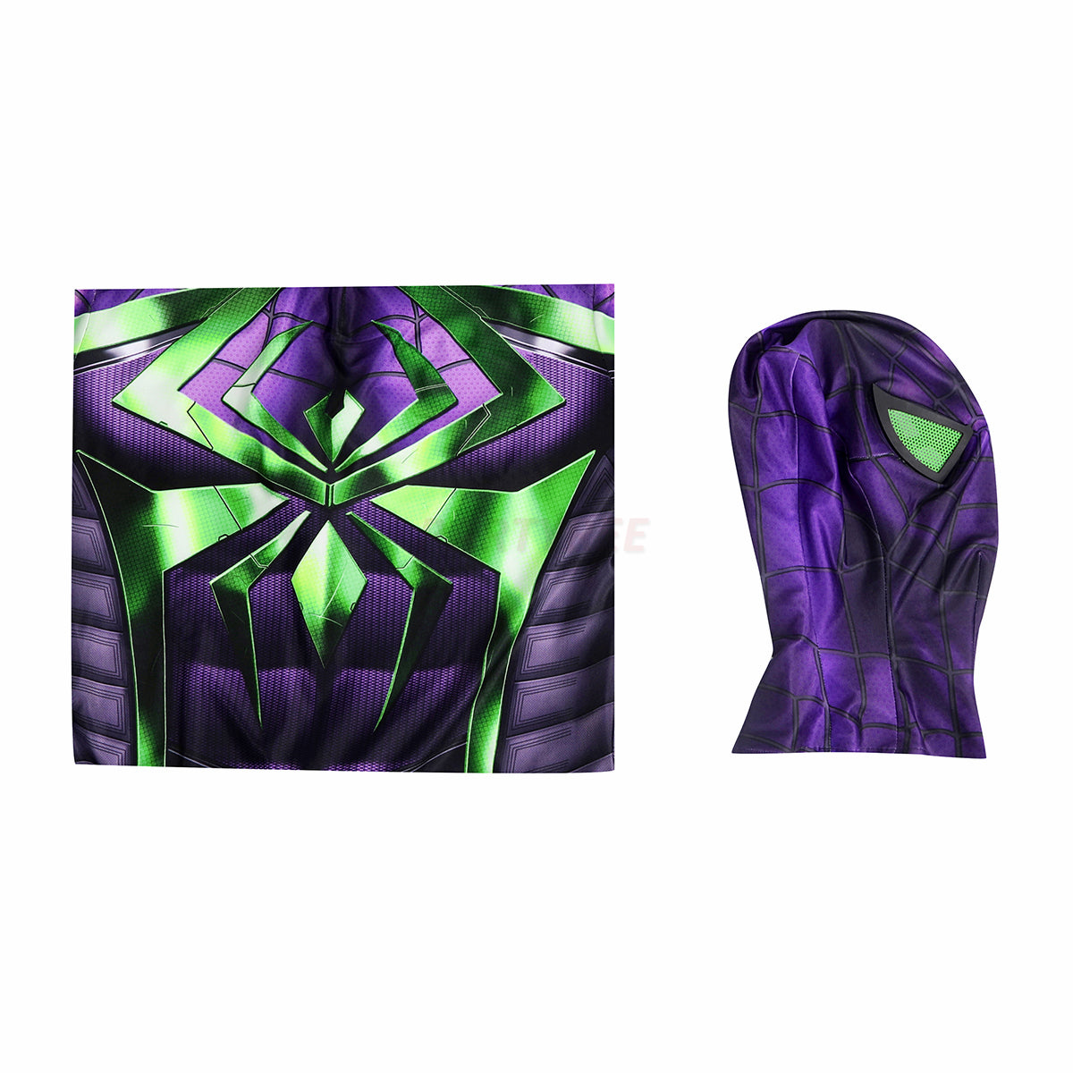 Spiderman Purple Reign Cosplay Costume Miles Morales Jumpsuit Halloween gift