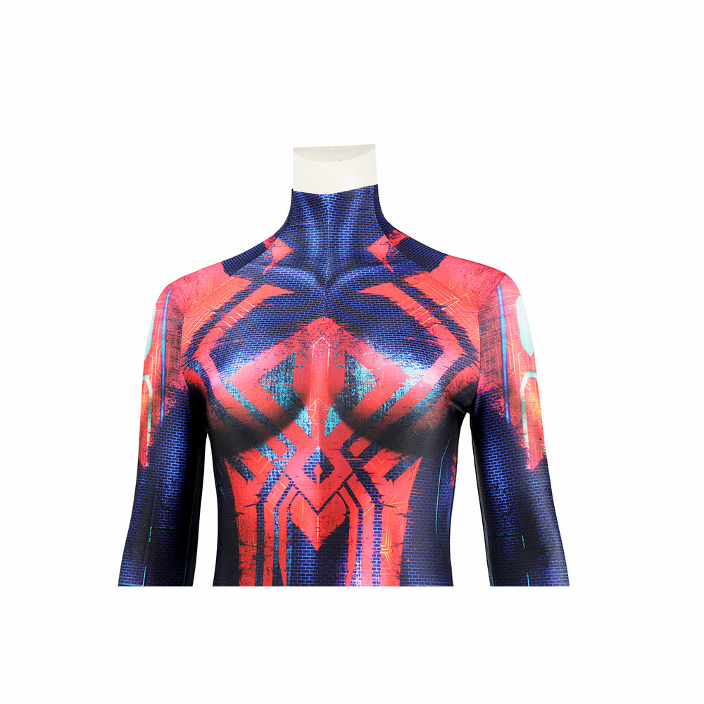 Spider-Verse Spiderman 2099 Miguel O'Hara Cosplay Costume Ladies Jumpsuit