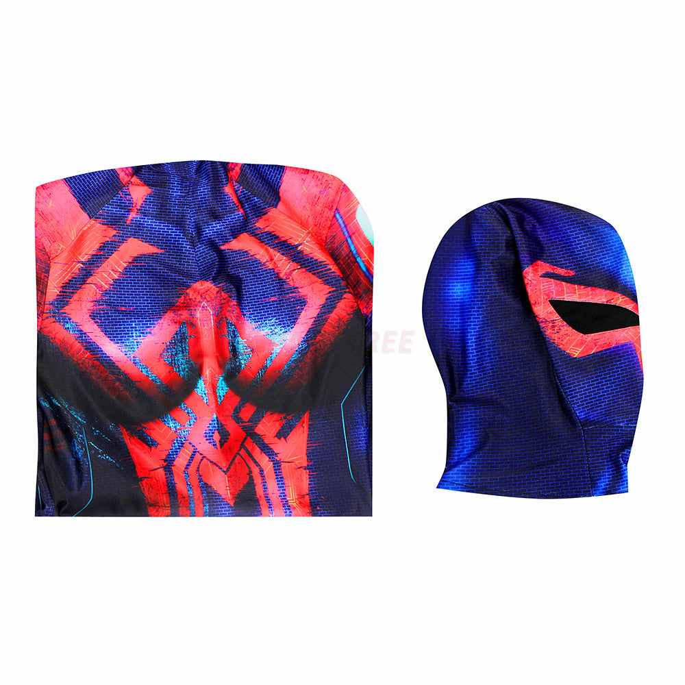 Spider-Verse Spiderman 2099 Miguel O'Hara Cosplay Costume Ladies Jumpsuit
