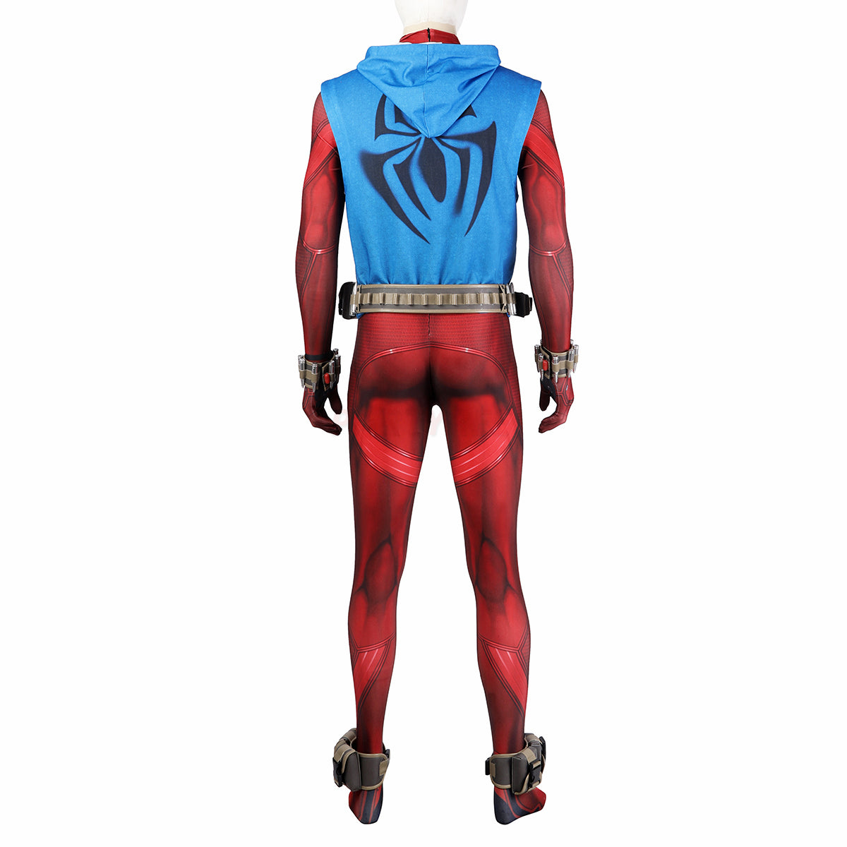 Spider-Verse Scarlet Spider Cosplay Costume Ben Reilly Jumpsuit Halloween gift